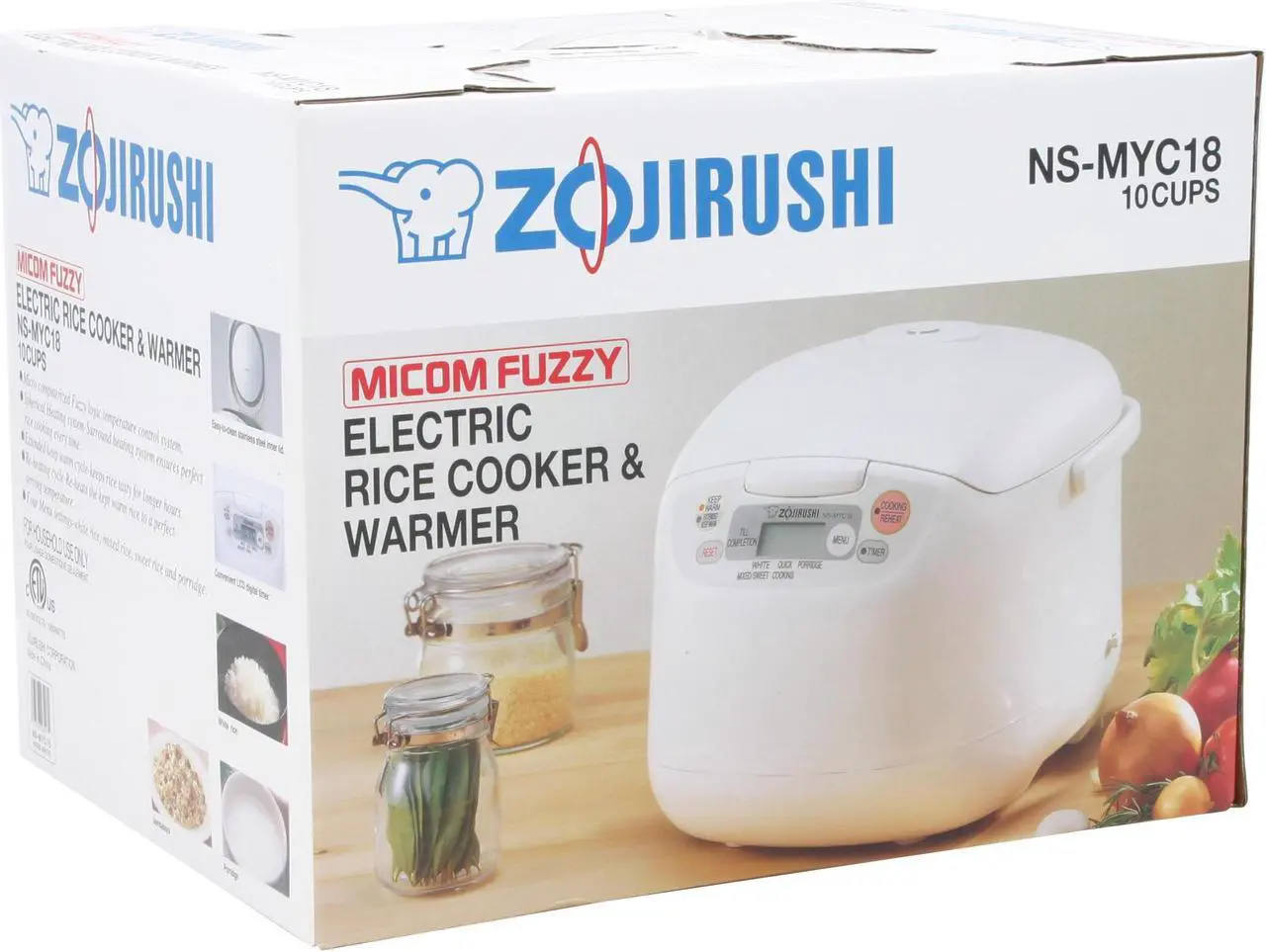 Alt view image 6 of 6 - ZOJIRUSHI NS-MYC18 10 cups Rice Cooker