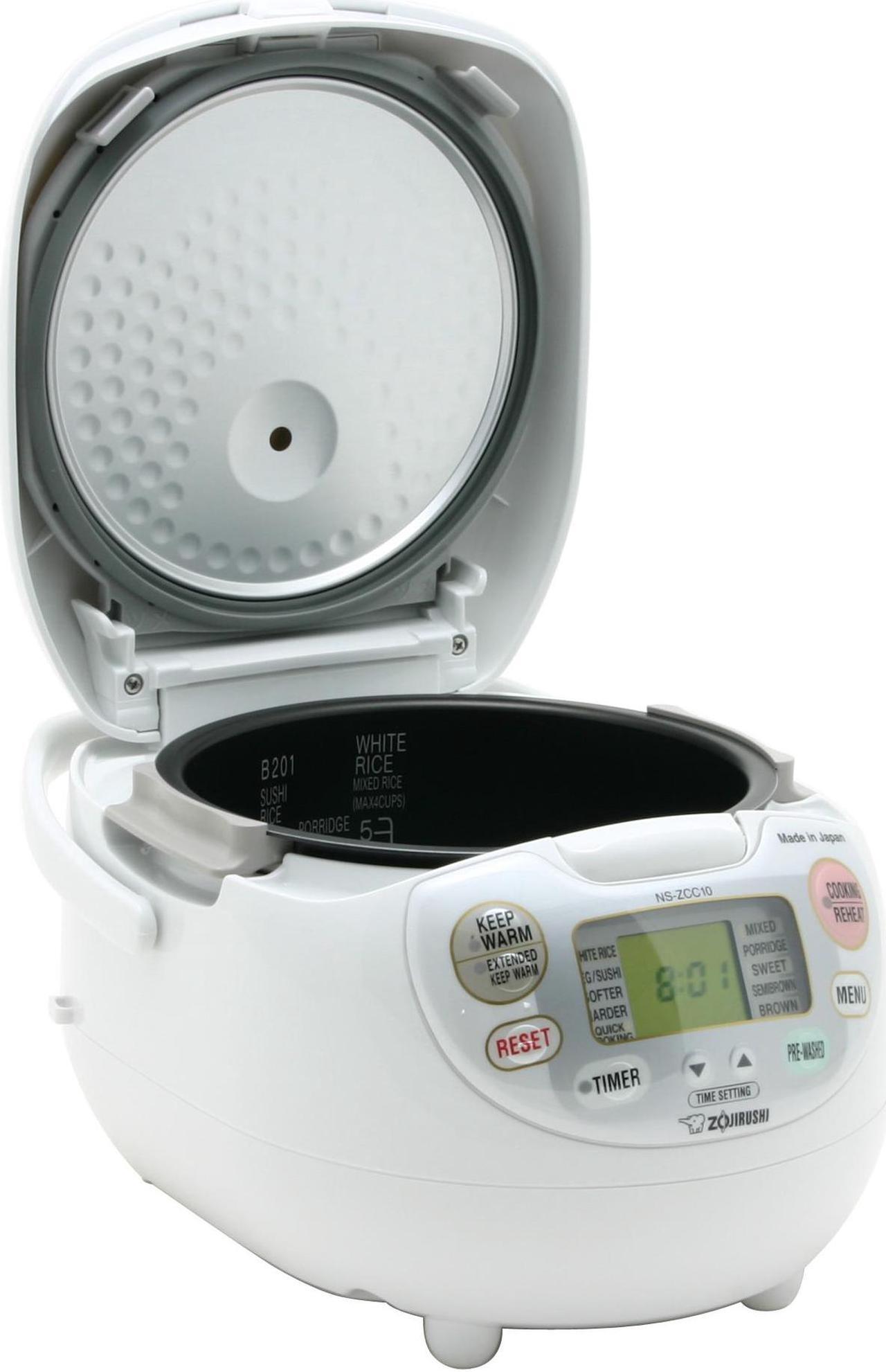 Alt view image 5 of 7 - Zojirushi White Rice Cooker & Warmer (NS-ZCC10)