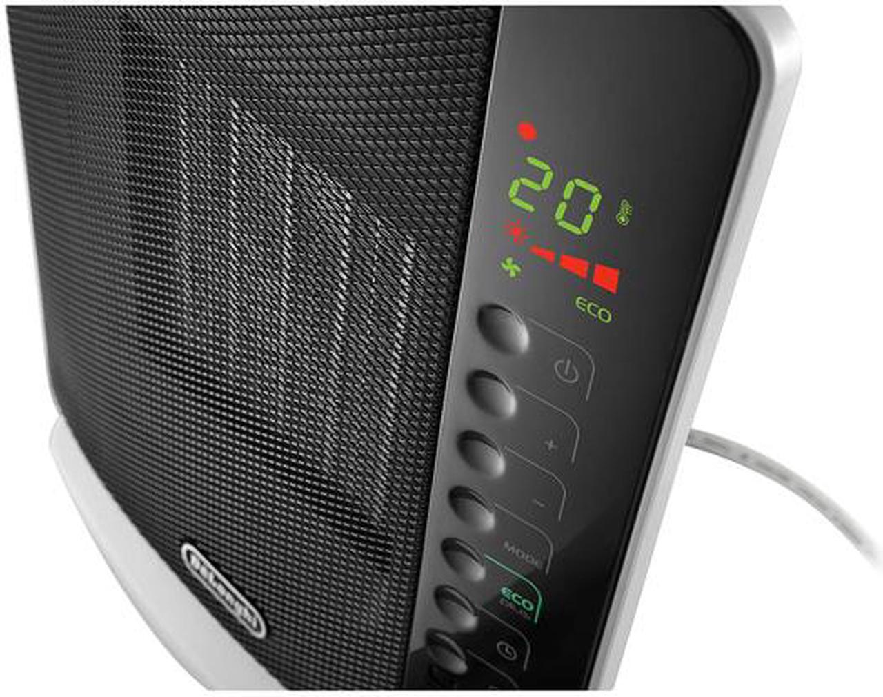 Alt view image 6 of 6 - DeLonghi DCH7093ER Digital Flat Panel Ceramic Heater with Remote Control