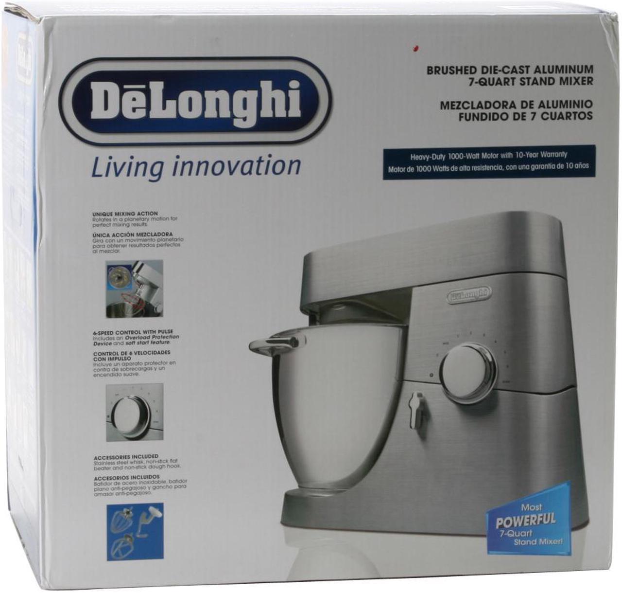 Alt view image 7 of 7 - DeLonghi DSM7 7-Quart Stand Mixer Silver