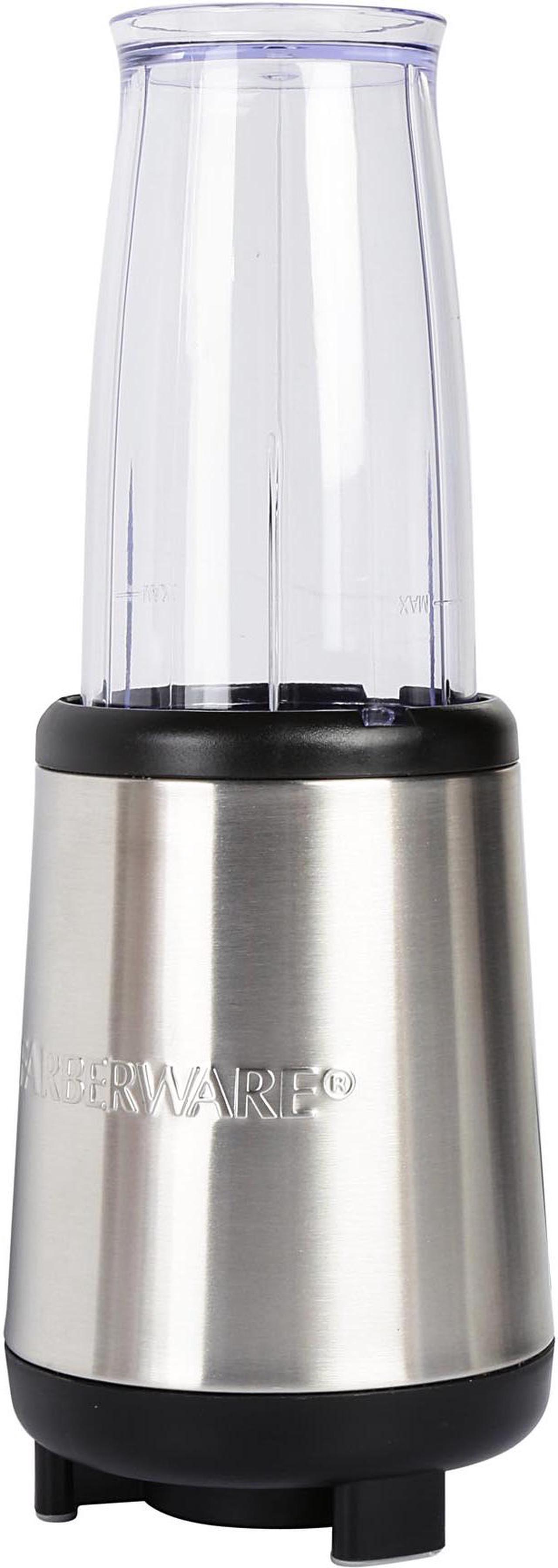 Main image of FARBERWARE 104558 Black/Stainless Steel 17-Piece Rocket Blender, Stainless Steel 4 speeds