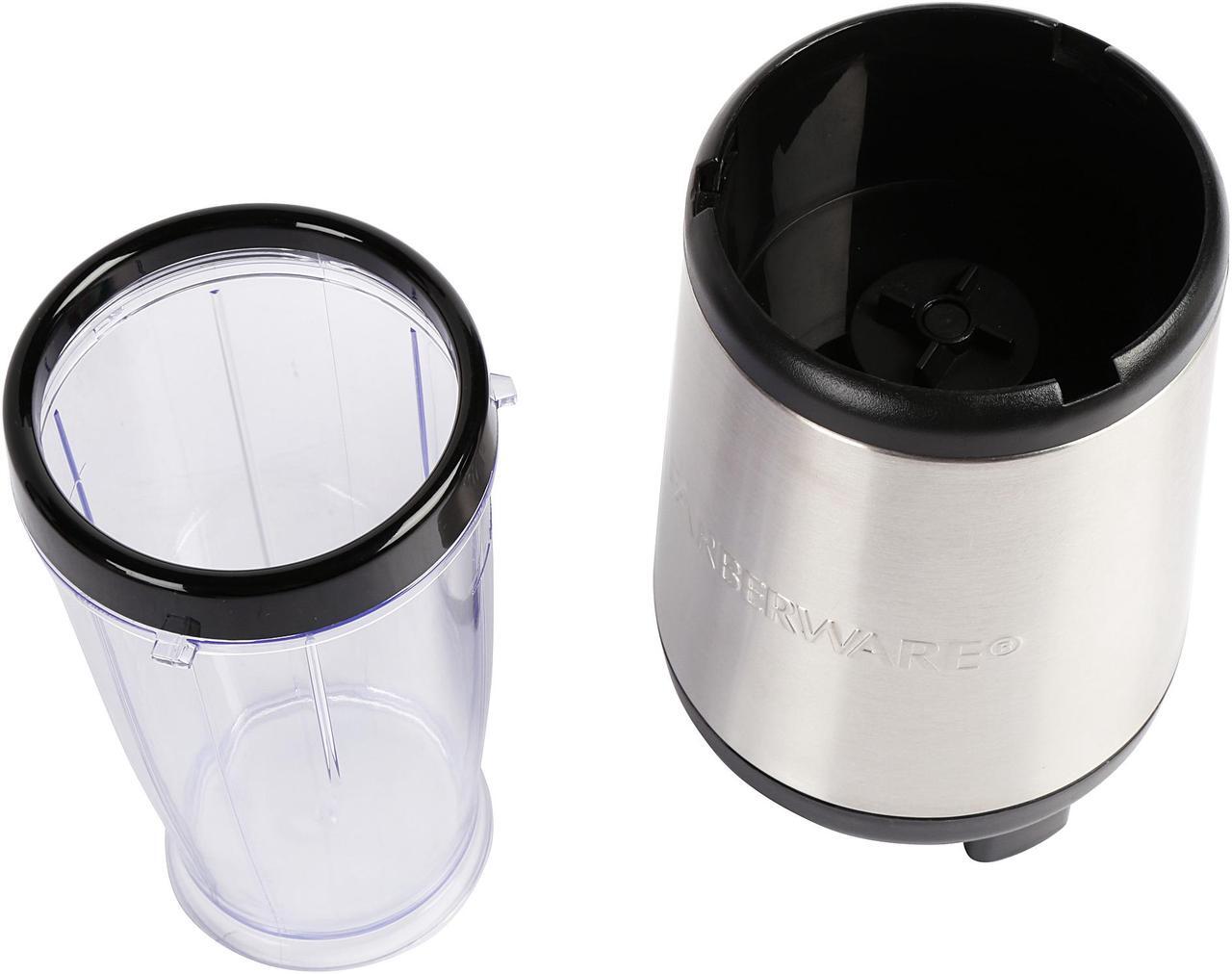 Alt view image 7 of 7 - FARBERWARE 104558 Black/Stainless Steel 17-Piece Rocket Blender, Stainless Steel 4 speeds