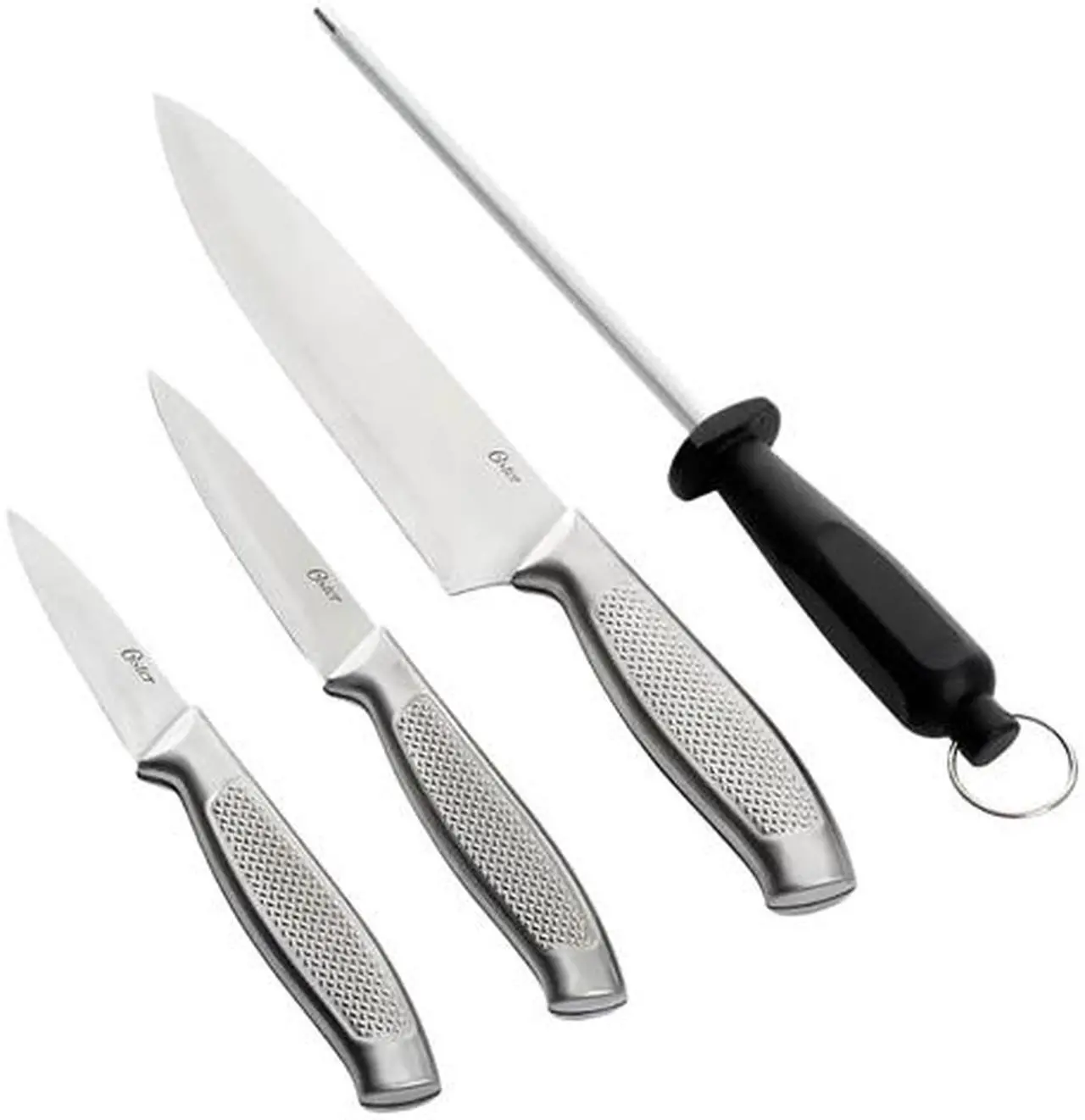 Main image of Oster 111914.04 Edgefield 4 Piece Cutlery Set - Stainless Steel Handle - 1.8/1.5 mm - Clam Pack