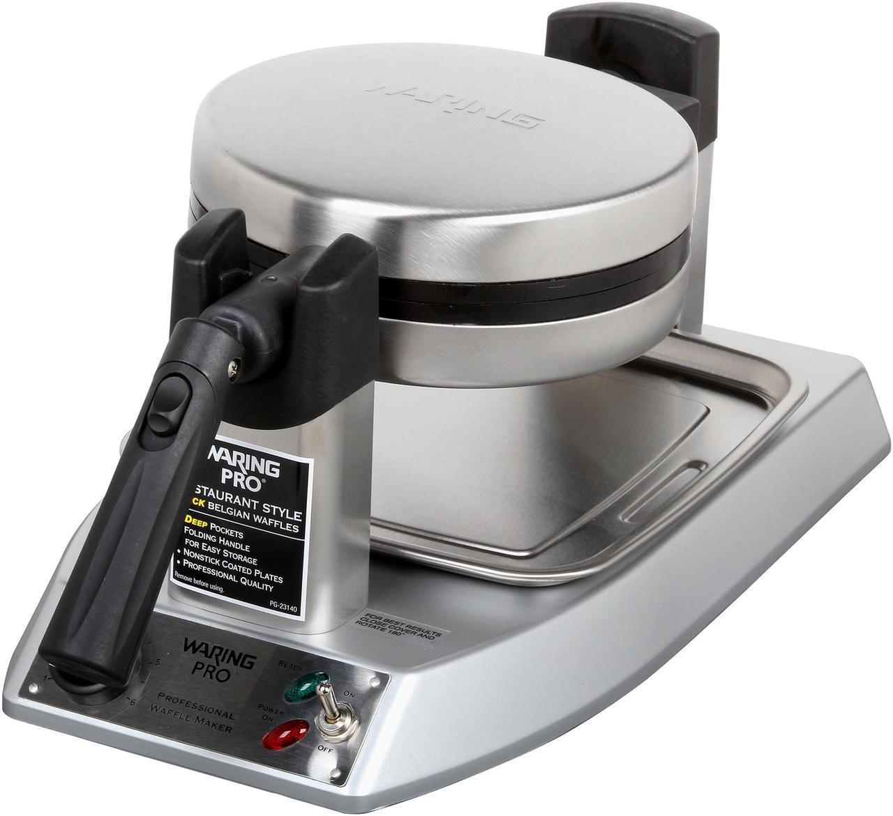 Waring Pro WMK300A Brushed Stainless Professional Belgian Waffle Maker