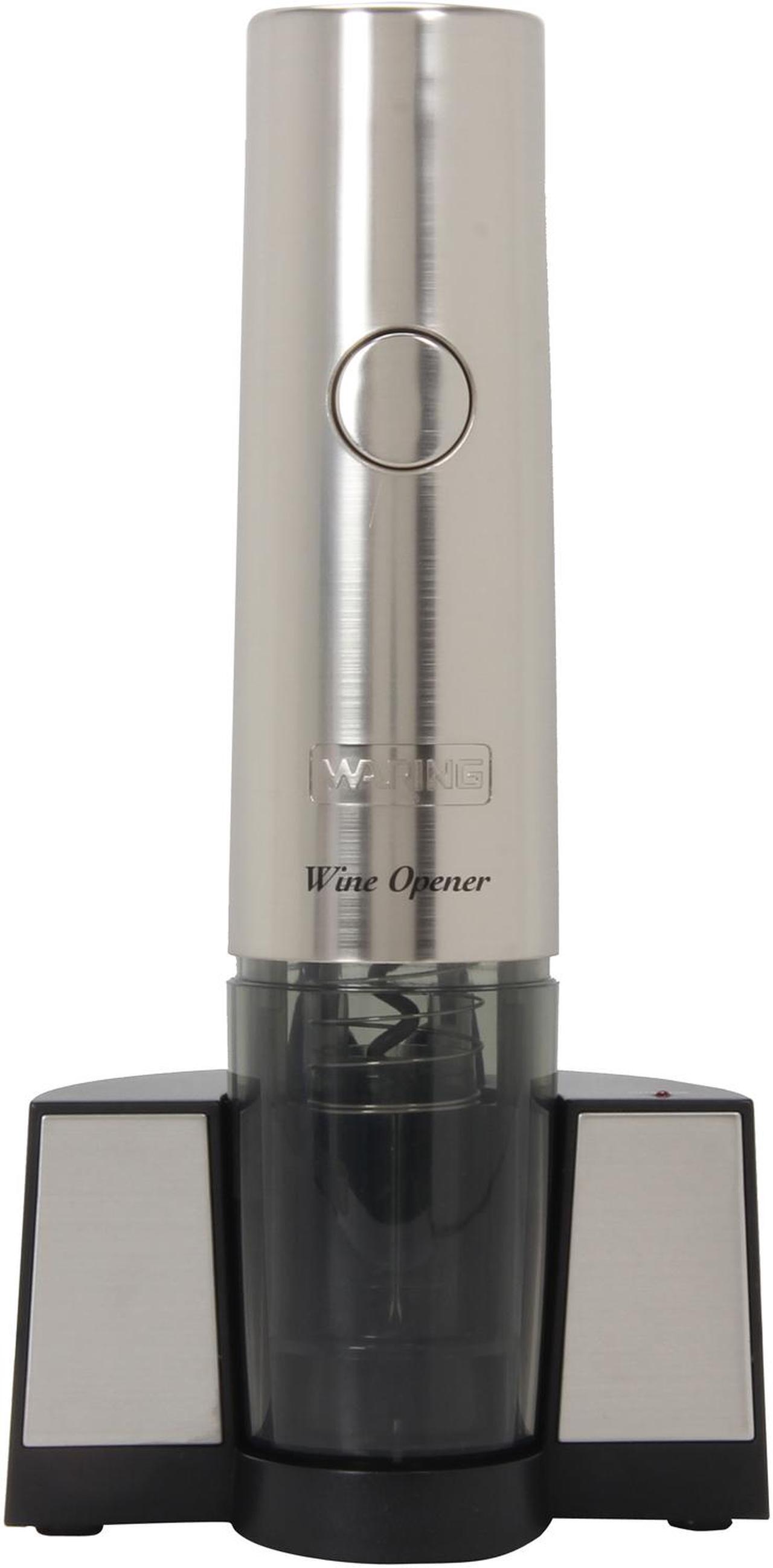 Alt view image 2 of 5 - Waring Pro WO40 Rechargeable Cordless Wine Opener Stainless Steel