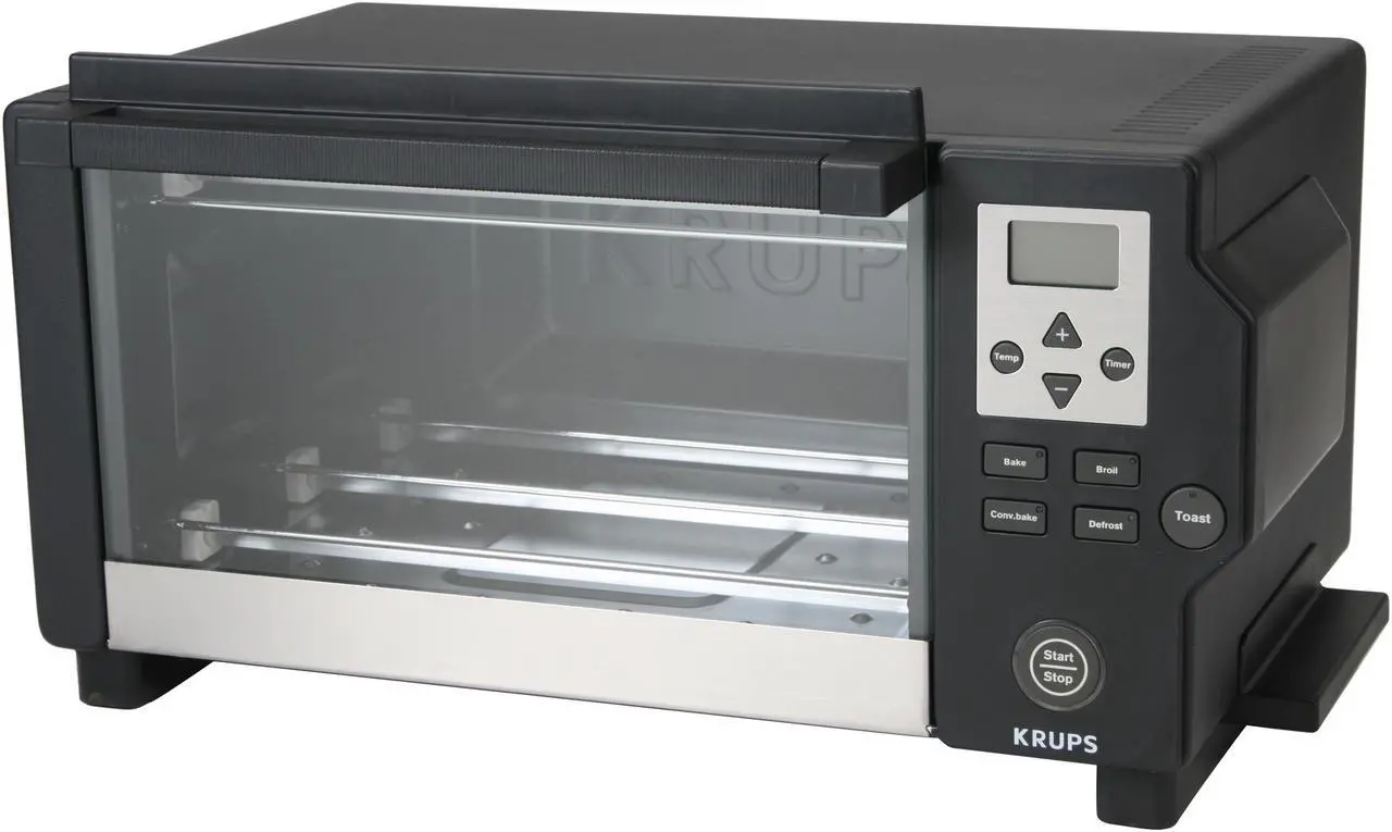 Main image of KRUPS FBC2 Black 6-Slice Digital Convection Toaster Oven