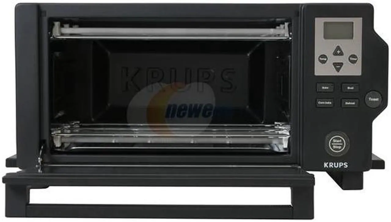 Alt view image 2 of 5 - KRUPS FBC2 Black 6-Slice Digital Convection Toaster Oven