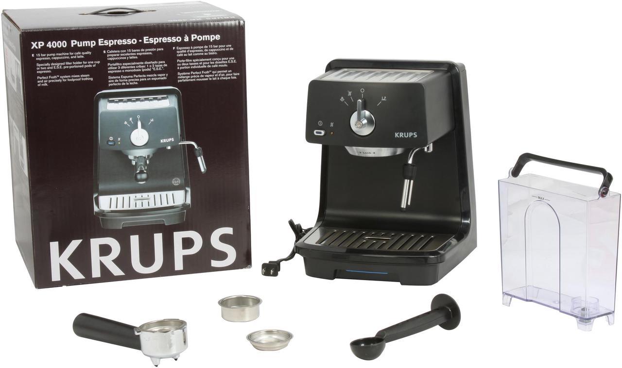 Alt view image 6 of 6 - KRUPS XP4000 Pump Espresso Machine Black