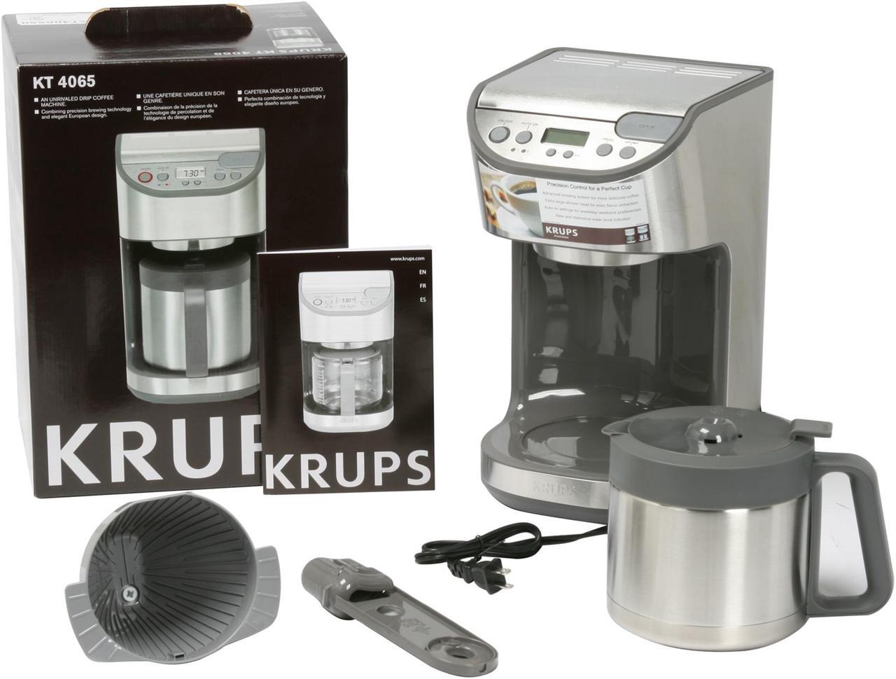 Alt view image 10 of 10 - KRUPS KT4065 Stainless steel Precision 10-Cup Thermal Coffee Maker