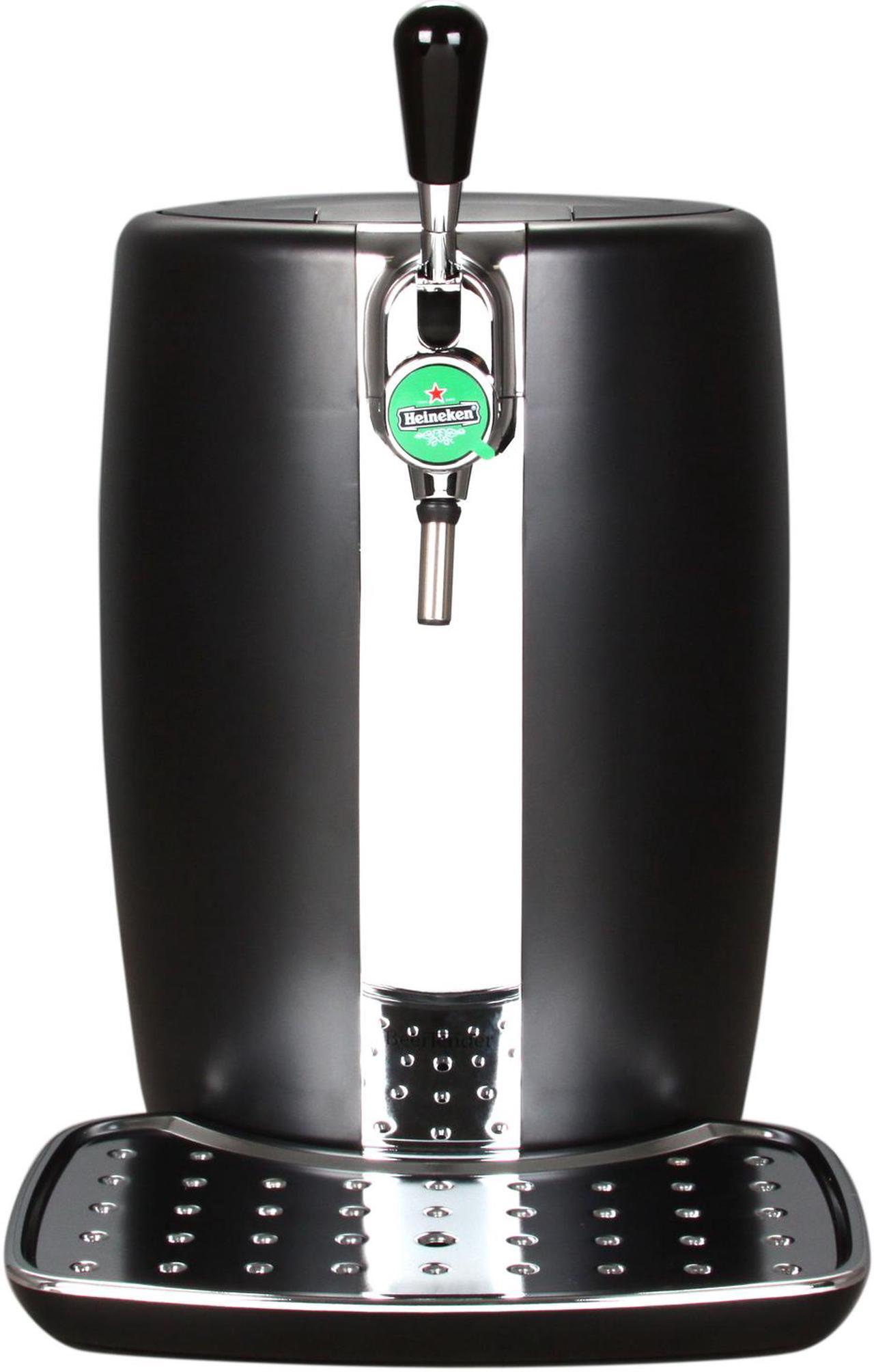 Main image of KRUPS and HEINEKEN B100 BeerTender with Heineken Draught Keg technology, Black