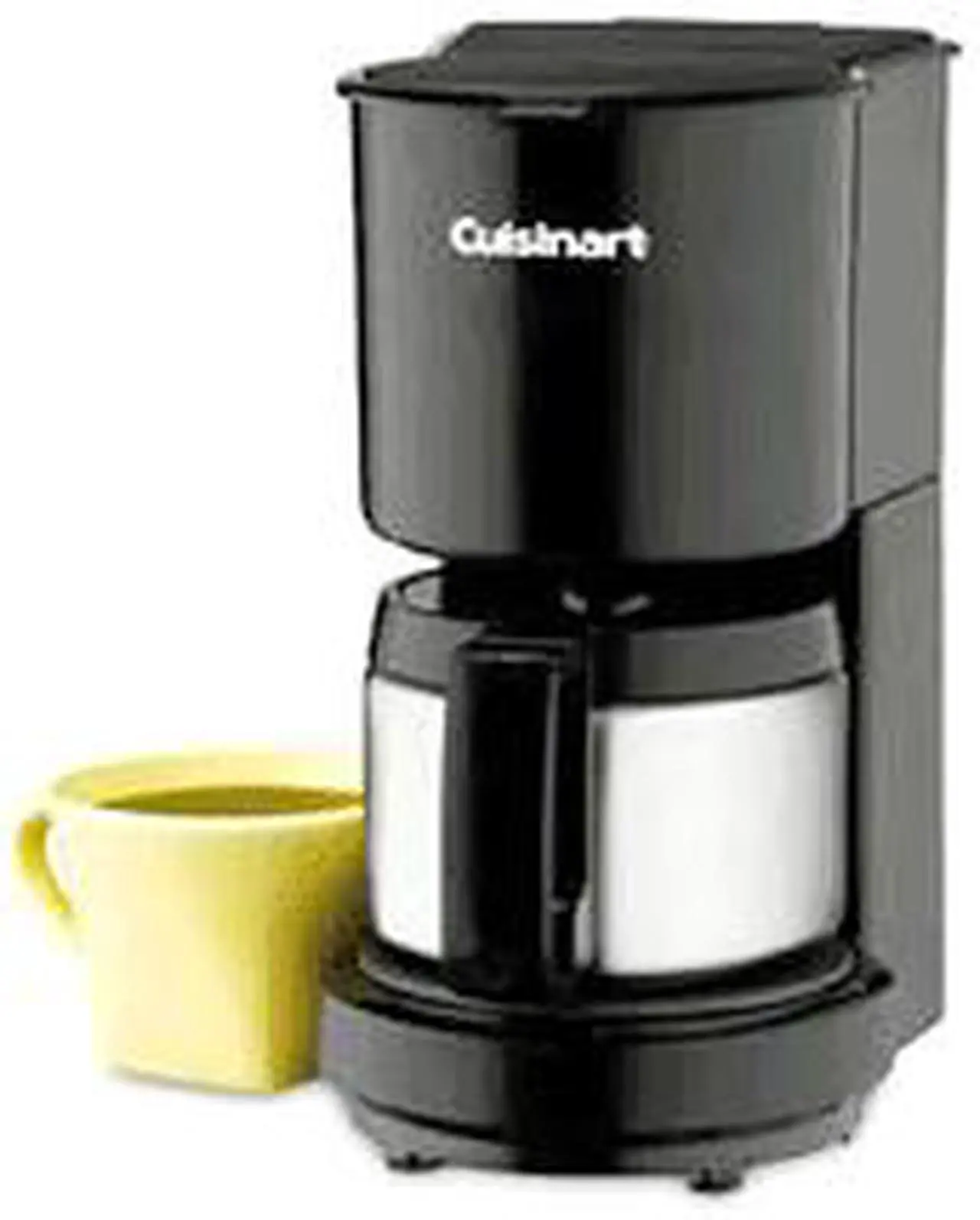 Main image of Cuisinart DCC-450BK 4-Cup Coffeemaker with Stainless-Steel Carafe, Black