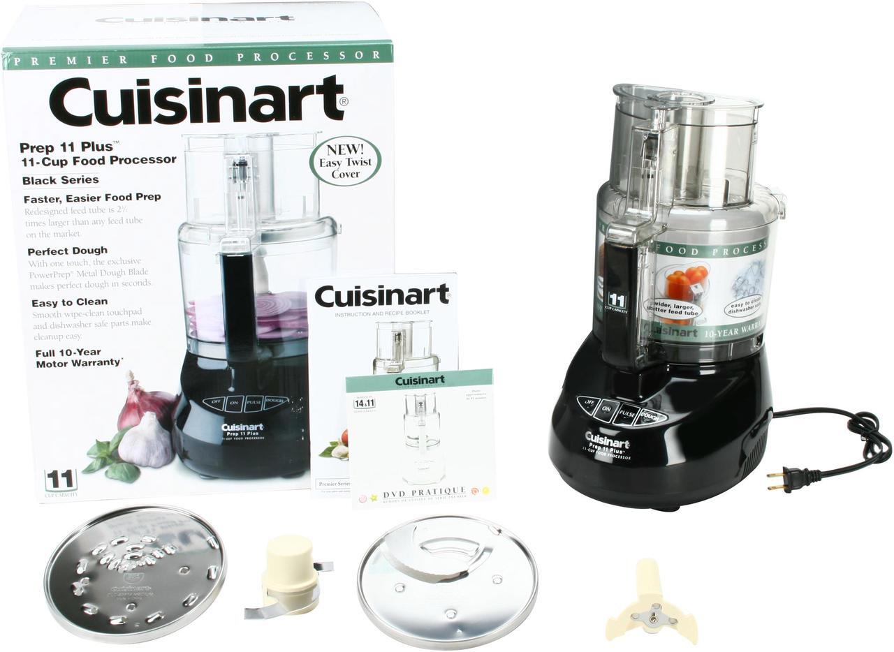 Alt view image 5 of 5 - Cuisinart DLC-2011BKN Black Prep 11 Plus 11-Cup Food Processor 2 Speeds
