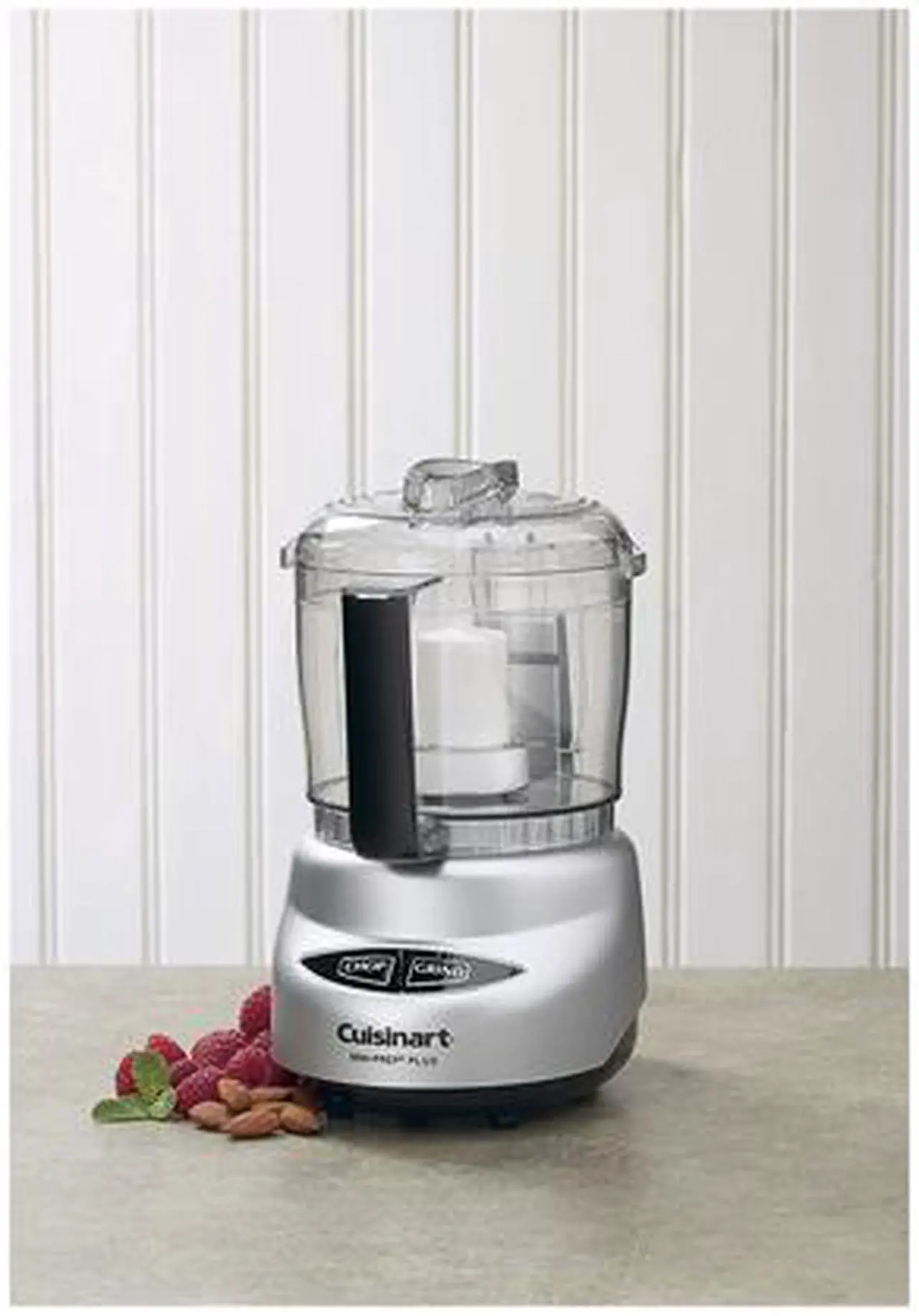 Alt view image 5 of 5 - Cuisinart DLC-2ABC Brushed Chrome and Nickel Mini Prep Plus Food Processor Brushed Chrome and Nickel