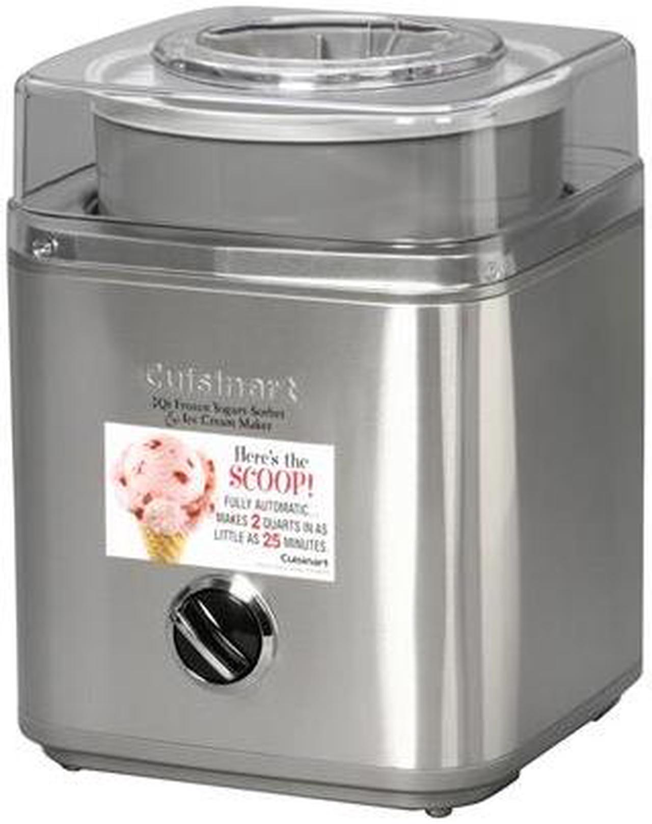 Main image of Cuisinart ICE-30BC Pure Indulgence 2-Quart Automatic Frozen Yogurt, Sorbet, and Ice Cream Maker
