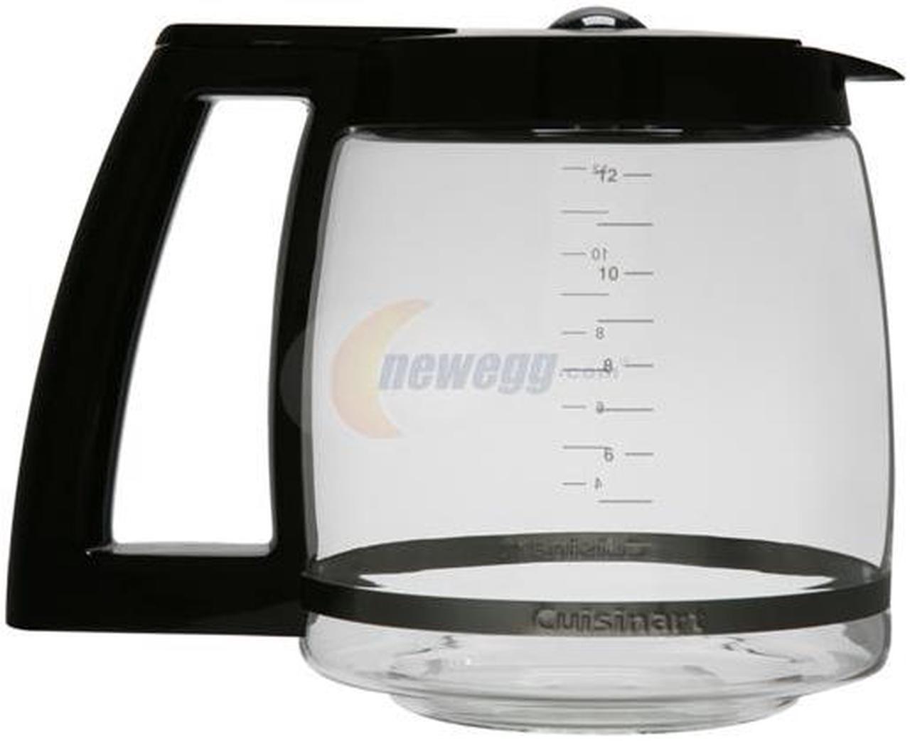 Alt view image 3 of 5 - Cuisinart DCC-1200PRC Black 12-cup Replacement Carafe, Black