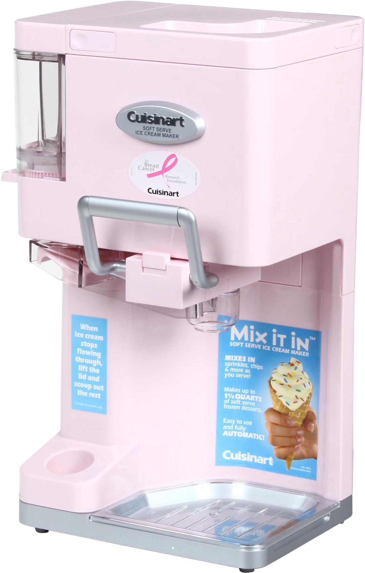 Main image of Cuisinart ICE-45PK Mix It In Soft Serve Ice Cream Maker (Pink)