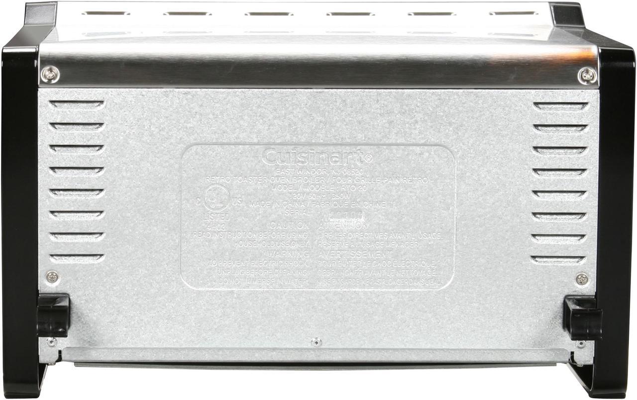 Alt view image 4 of 6 - Cuisinart RTO-20 4-slice Retro Toaster Oven Broiler