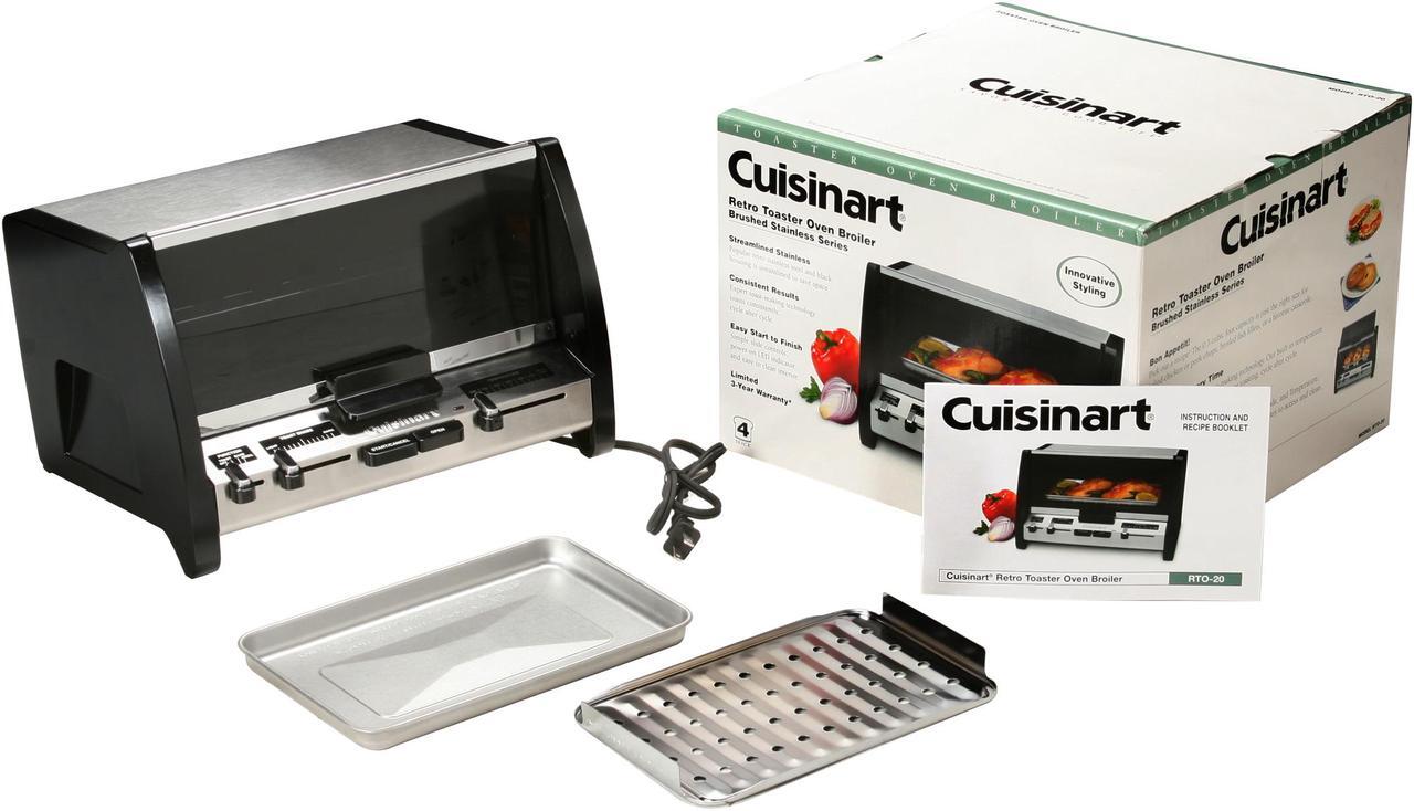 Alt view image 6 of 6 - Cuisinart RTO-20 4-slice Retro Toaster Oven Broiler