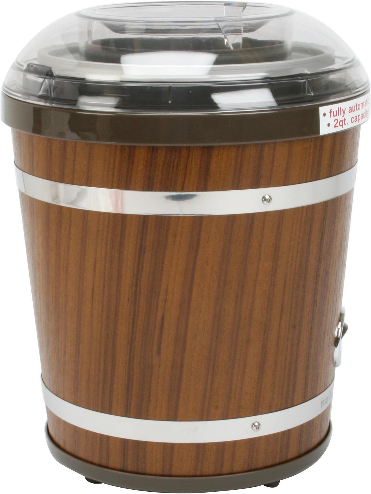Alt view image 4 of 10 - Cuisinart ICE-35 Wooden Bucket Yogurt/Ice Cream Maker