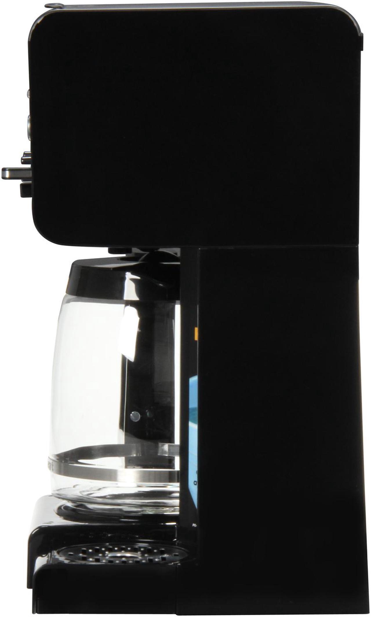 Alt view image 2 of 5 - Cuisinart CHW-12 Black/Steel Black/Stainless Coffee Plus 12-Cup Programmable Coffeemaker
