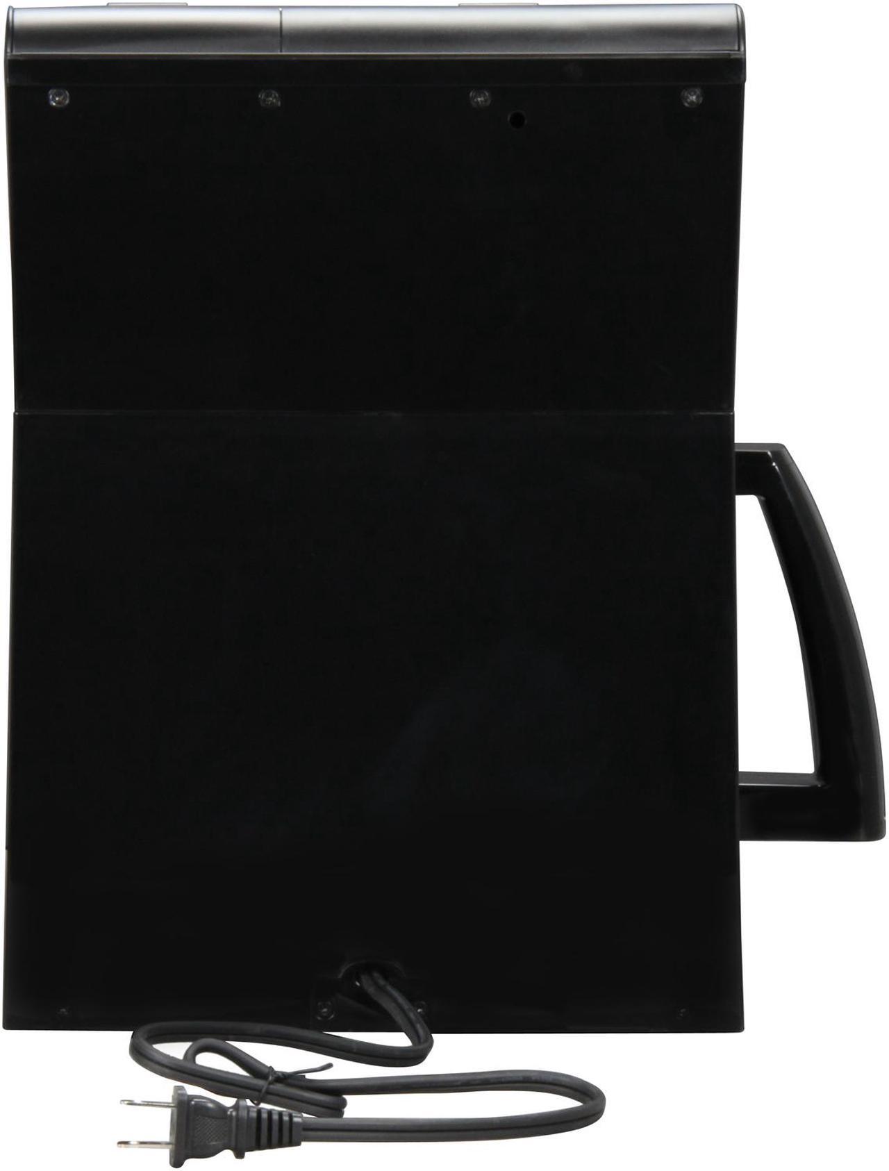 Alt view image 3 of 5 - Cuisinart CHW-12 Black/Steel Black/Stainless Coffee Plus 12-Cup Programmable Coffeemaker