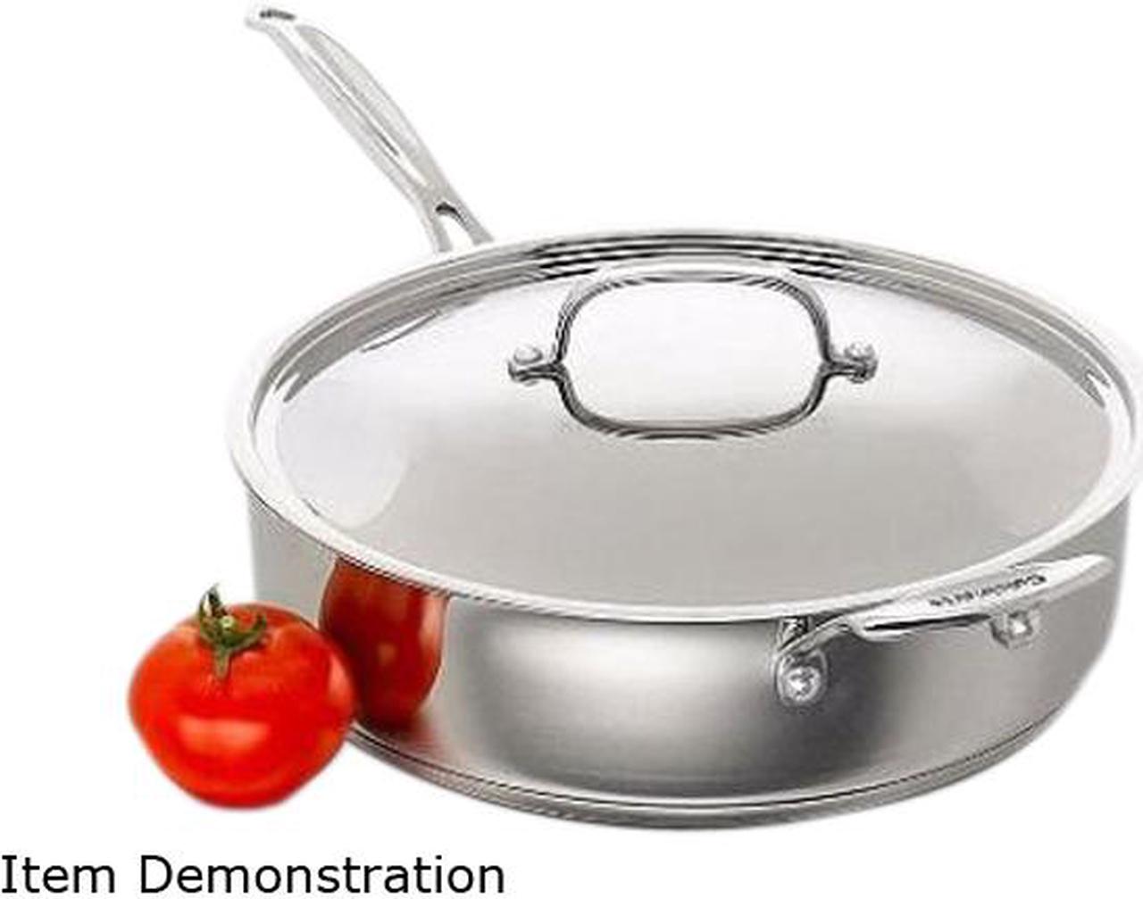 Alt view image 2 of 2 - Cuisinart 733-30H Chef's Classic Stainless 5-1/2-Quart Saute Pan with Helper Handle and Cover