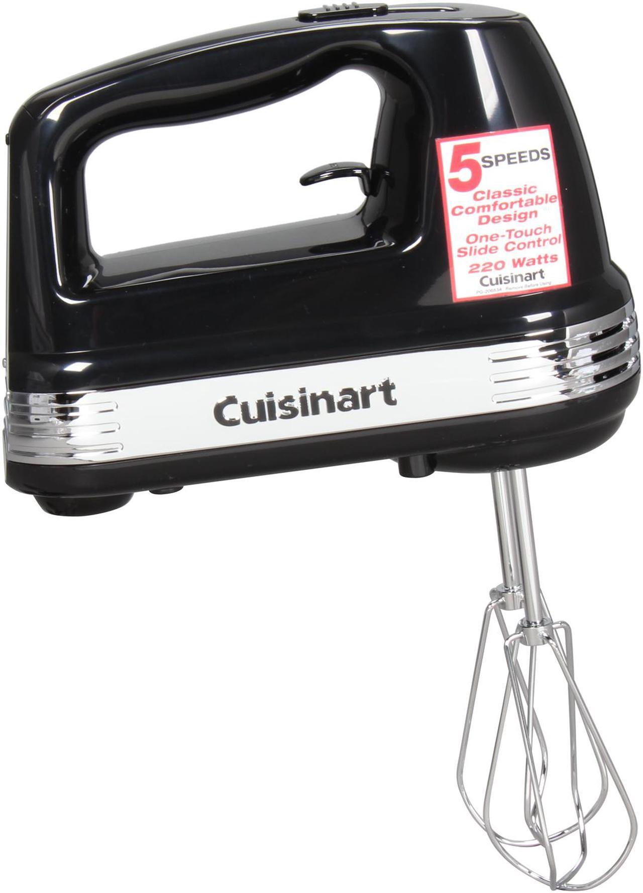 Alt view image 3 of 6 - Cuisinart HM-50BK Power Advantage 5-Speed Hand Mixer, Black