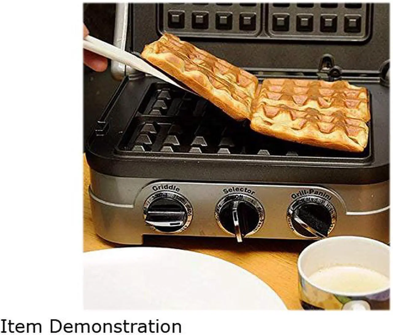 Alt view image 4 of 4 - Cuisinart GR-WAFP Black Griddler Waffle Plates