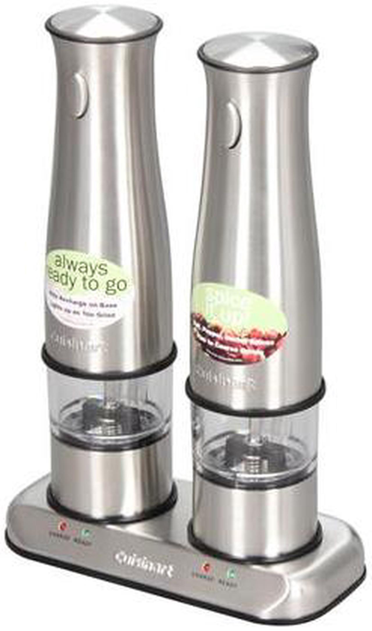 Cuisinart SP-2 Stainless Steel Stainless Steel Rechargeable Salt and Pepper Mills