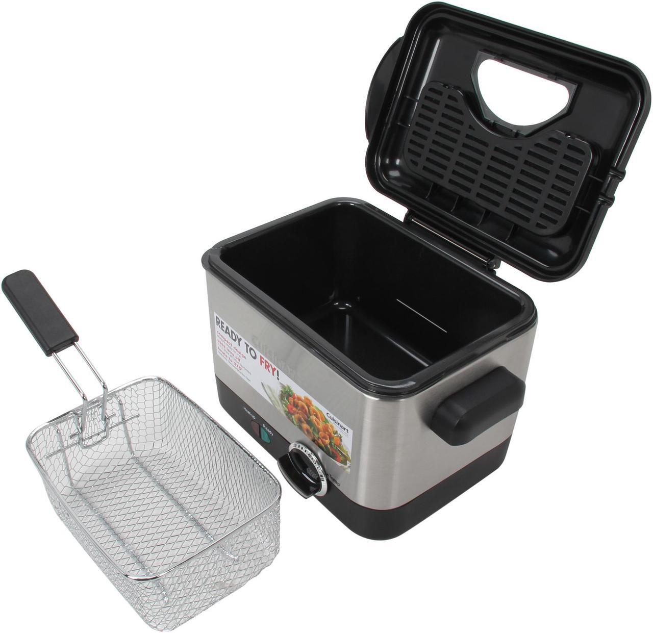 Alt view image 6 of 7 - Cuisinart CDF-100FR Compact Deep Fryer