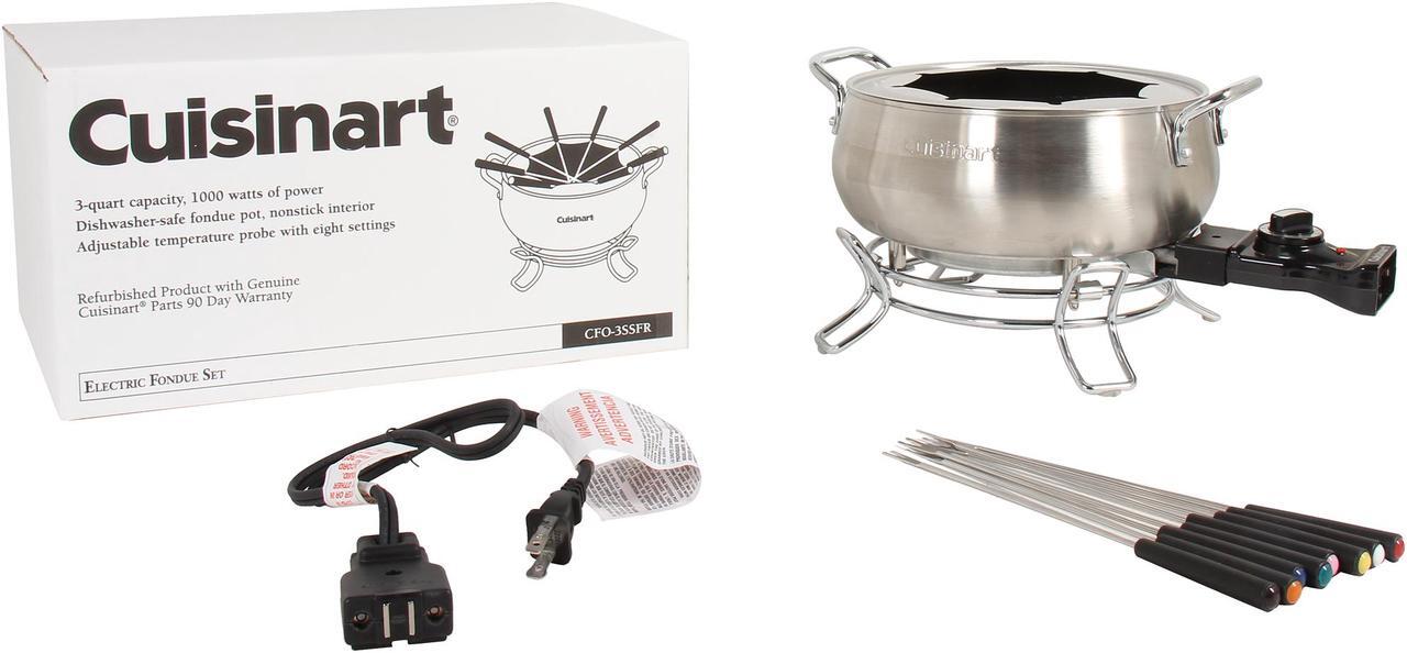 Alt view image 6 of 6 - Cuisinart CFO-3SS Electric Fondue Pot