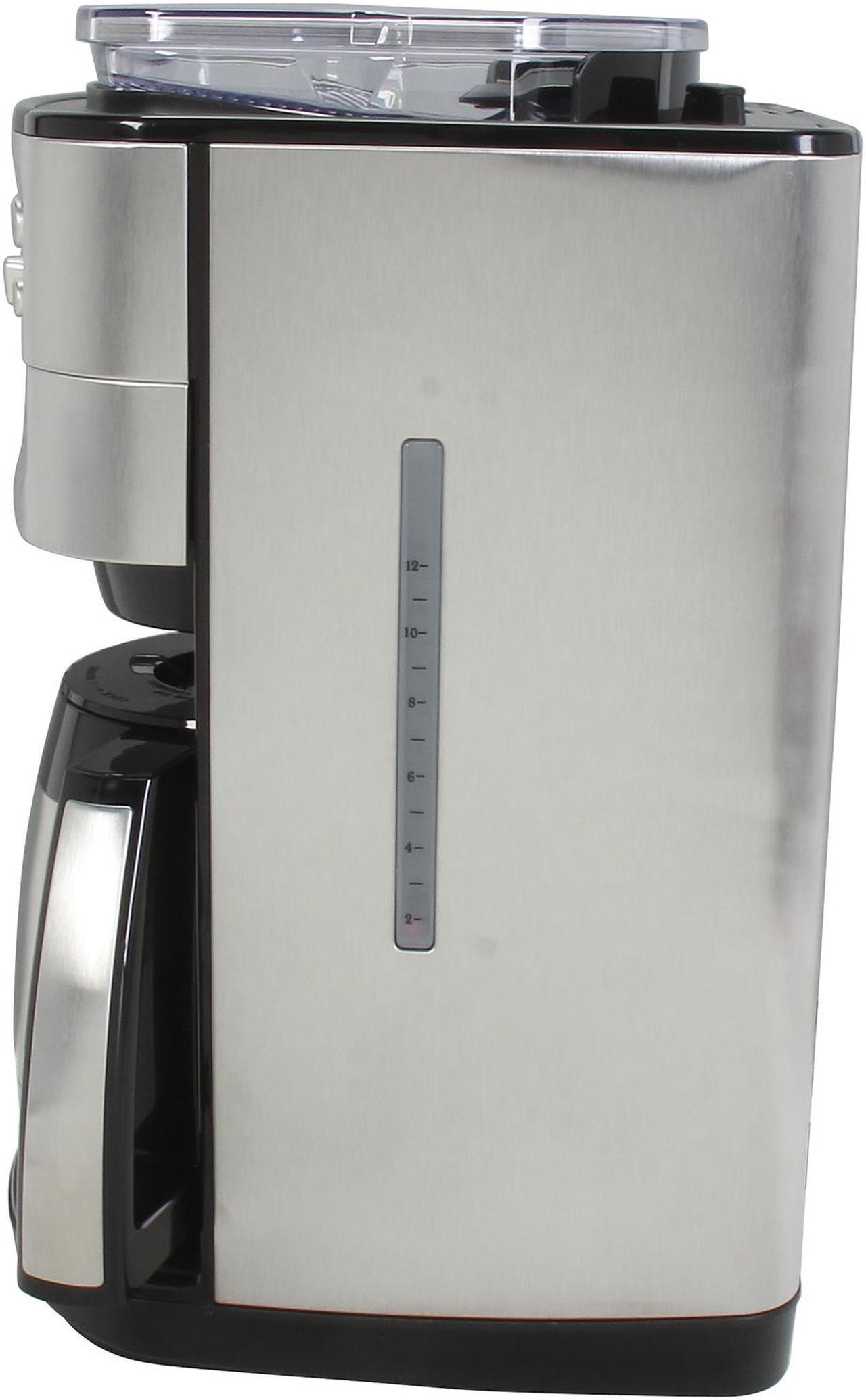 Alt view image 3 of 6 - Cuisinart Programmable Grind & Brew 12-Cup Automatic Coffeemaker, DGB-900BC