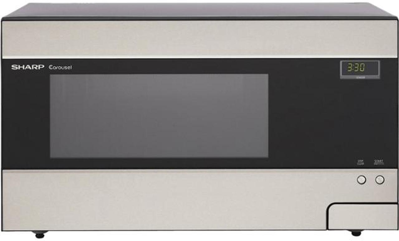 Alt view image 2 of 2 - Sharp R-426LS 1.4 cu. ft. 1100W Sensor Countertop Microwave, Family Size