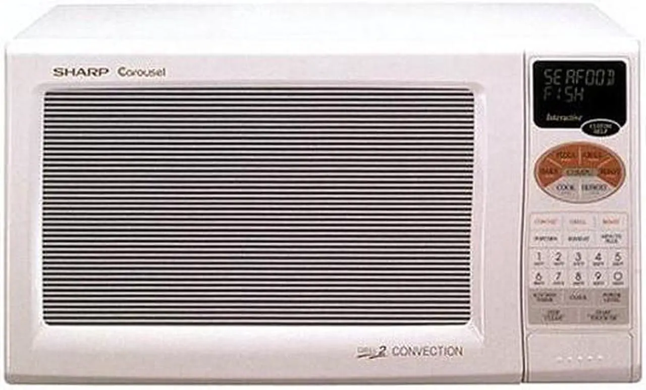 Sharp 0.9 Cu. Ft. Convection Microwave Oven R820BW - Newegg.com