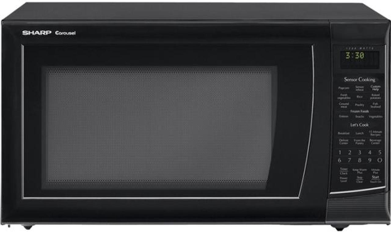 Main image of Sharp 1200 Watts Microwave Oven R530EKT Sensor Cook Black