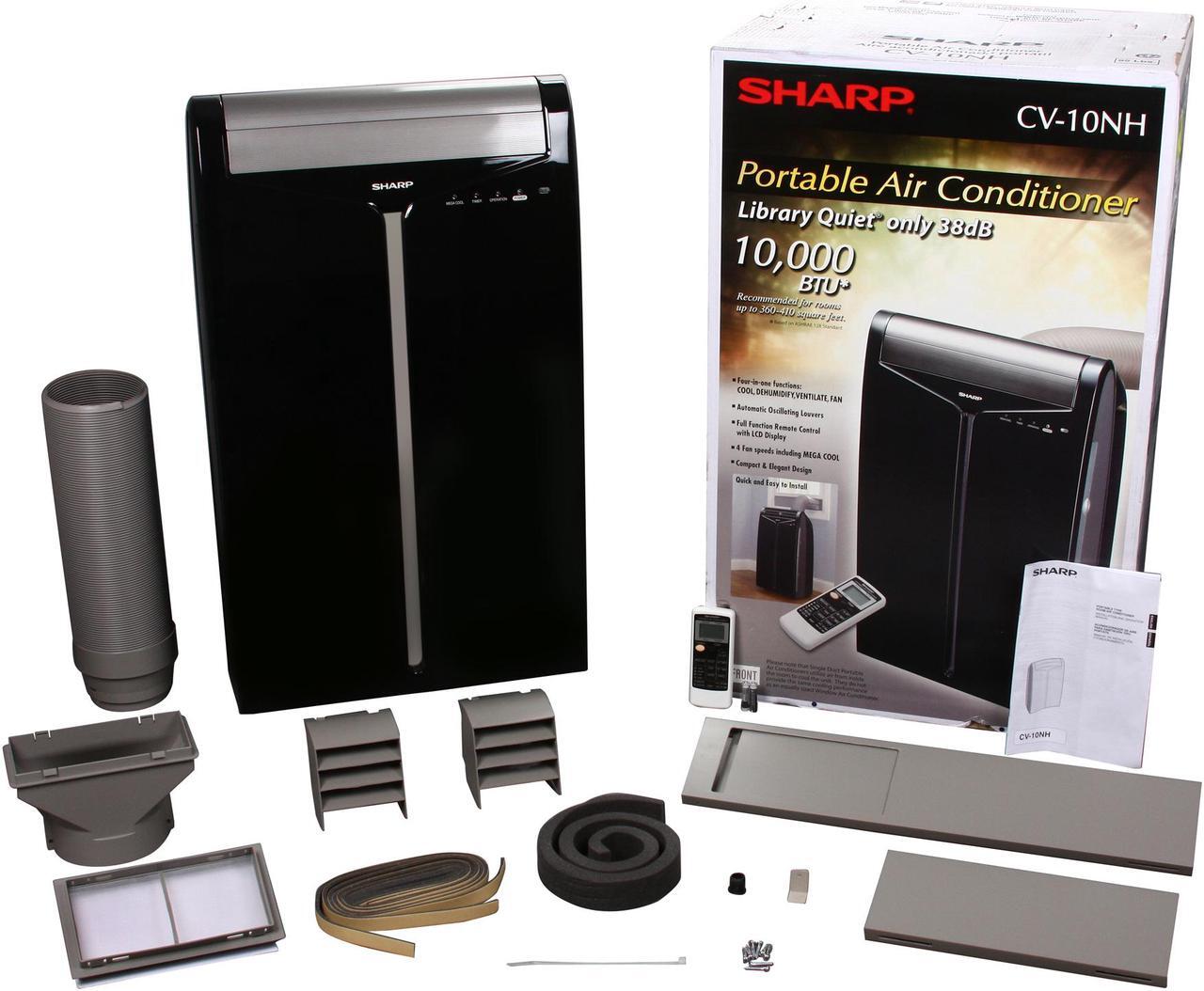 Alt view image 6 of 6 - SHARP CV-10NH 10,000 Cooling Capacity (BTU) Portable Air Conditioner