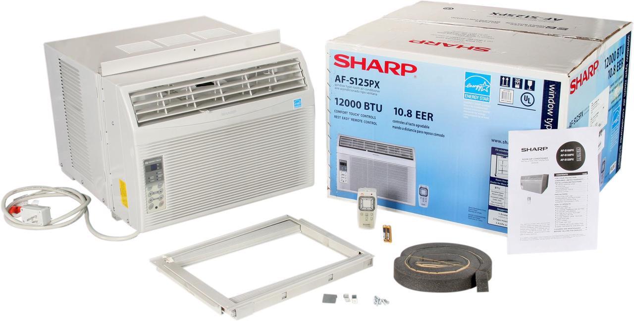 Alt view image 6 of 6 - SHARP AF-S125PX 12,000 Cooling Capacity (BTU) Window Air Conditioner