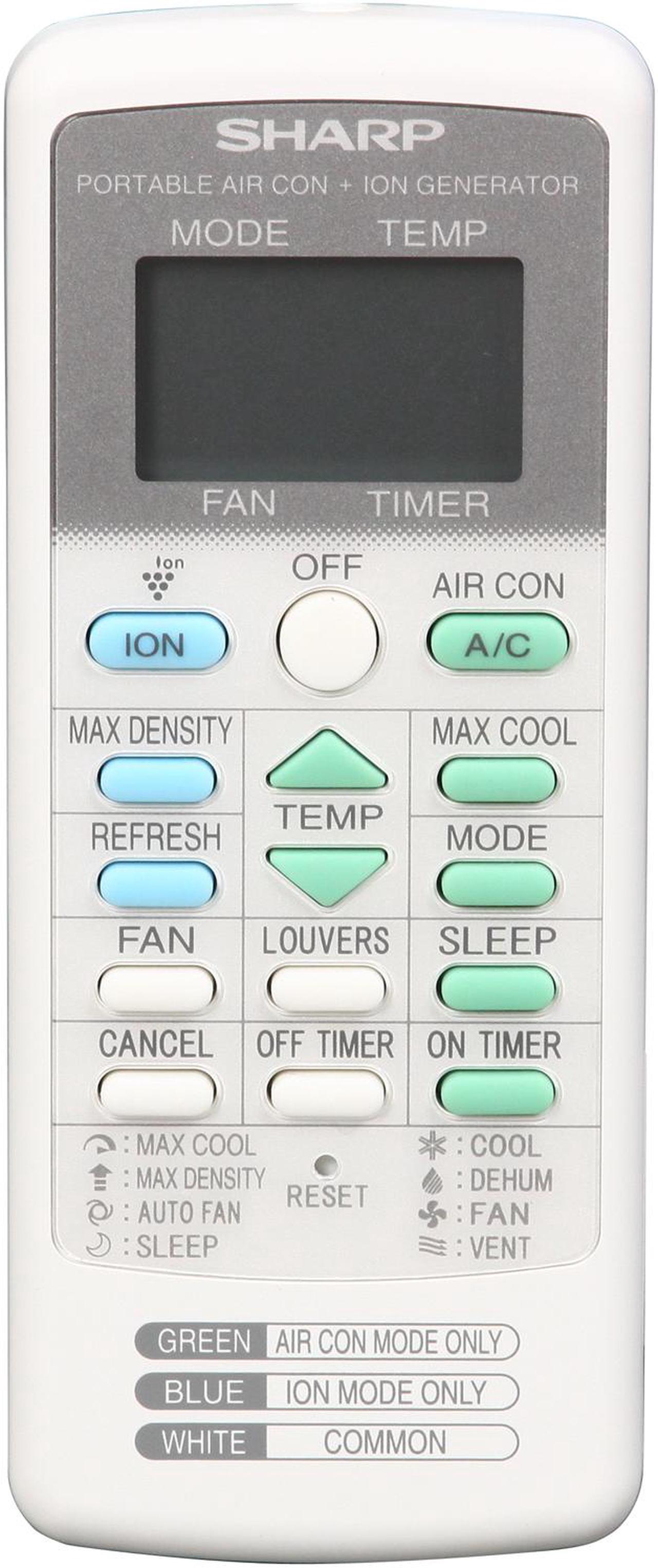 Alt view image 6 of 7 - SHARP CV-2P10SX 10,500 Cooling Capacity (BTU) Portable Air Conditioner with Remote Control