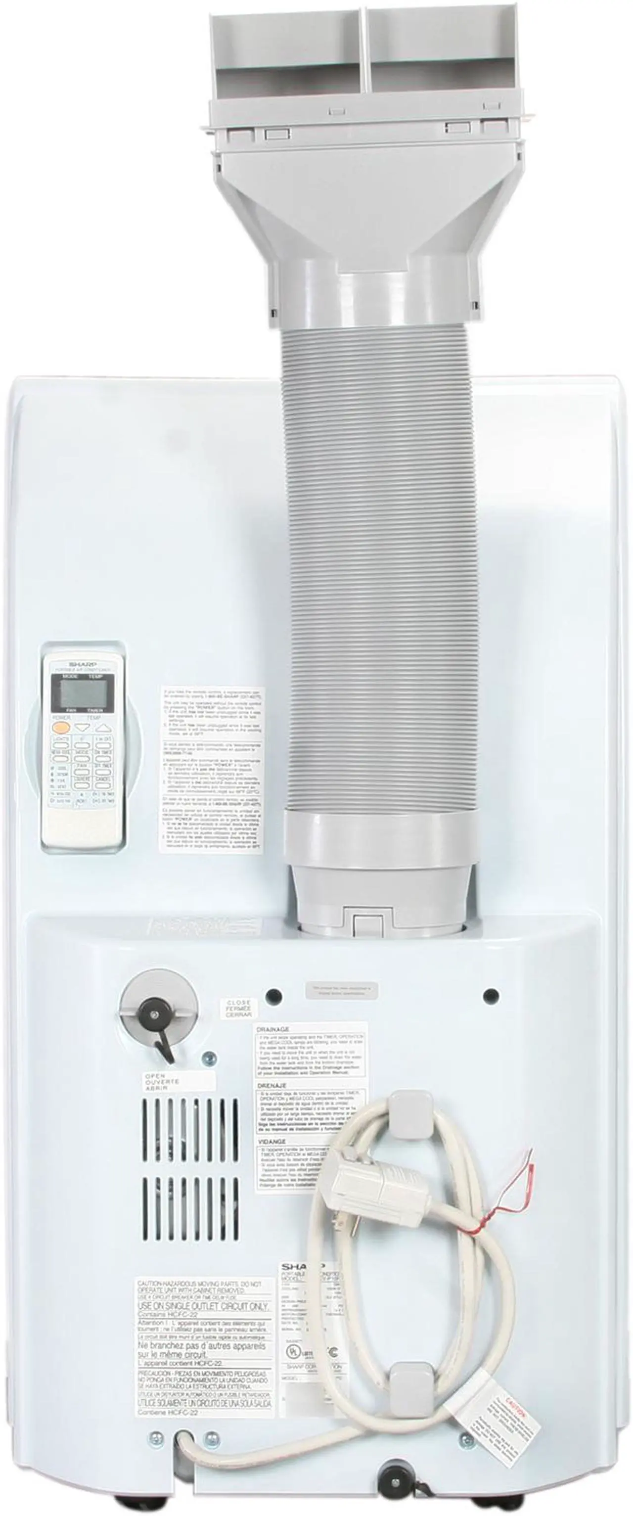Alt view image 4 of 8 - SHARP CV-P10PC 10,000 Cooling Capacity (BTU) Portable Air Conditioner
