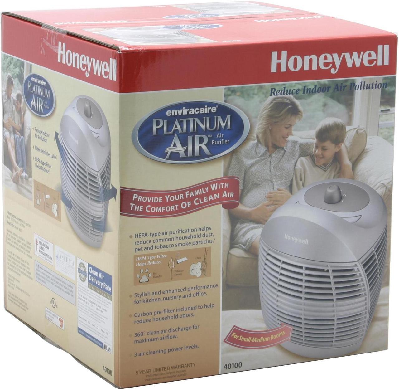 Alt view image 7 of 7 - Honeywell 40100 Enviracaire Platinum Air HEPA Air Purifier