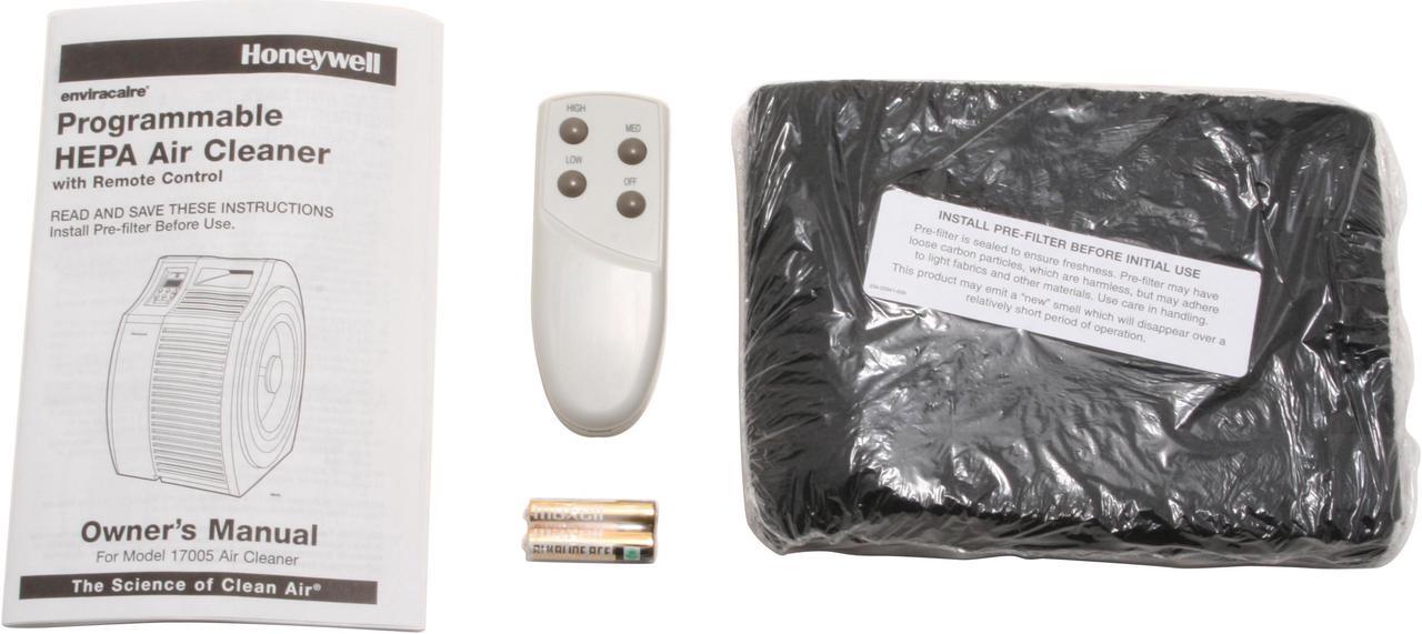 Alt view image 8 of 9 - Honeywell 17005 QuietCare Programmable True HEPA Air Purifier