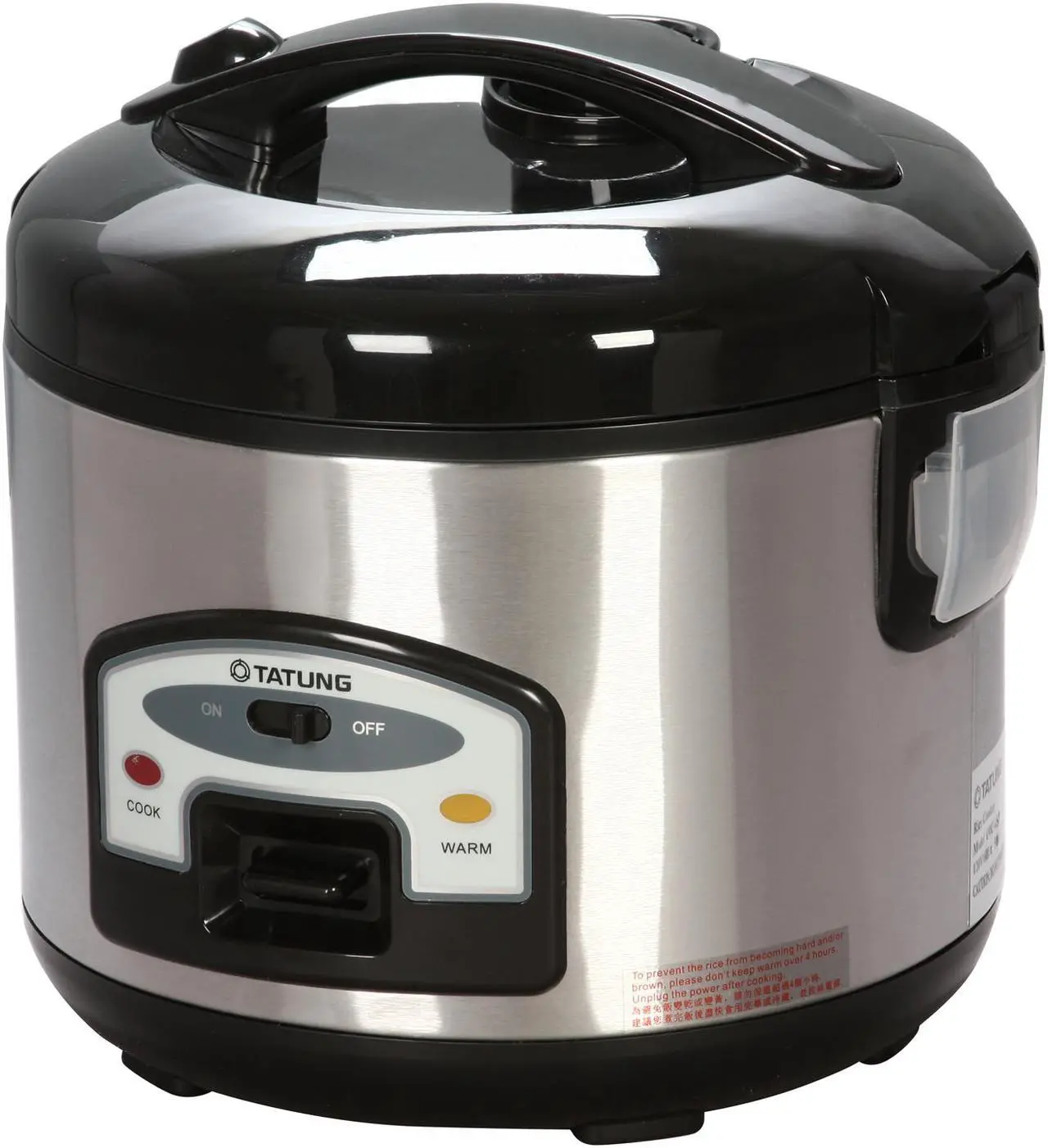 Main image of TATUNG TRC-6ST Stainless Steel Direct Heat Rice Cooker