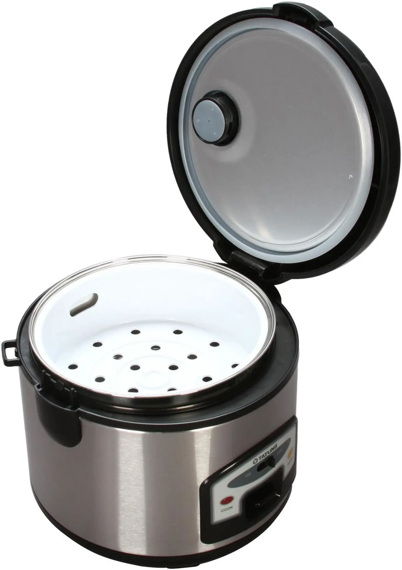 Alt view image 7 of 8 - TATUNG TRC-6ST Stainless Steel Direct Heat Rice Cooker