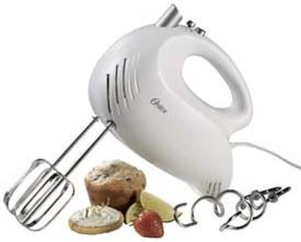 Main image of Oster 2500 5 Speed Hand Mixer White