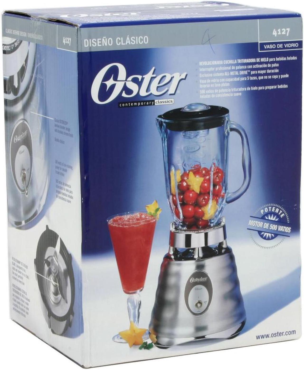 Alt view image 5 of 5 - Oster 4127 Chrome 5 cup Jar Size Contemporary Classic Beehive Blender 2 speeds