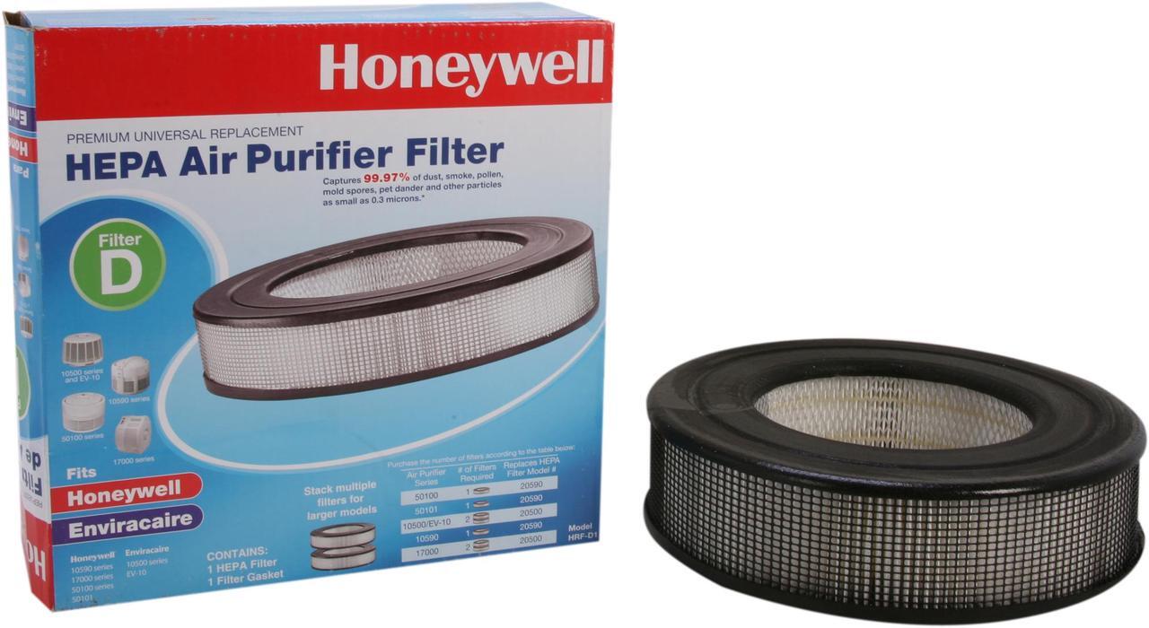 Alt view image 3 of 3 - Honeywell HRF-D1 Long Life True HEPA Replacement Filter D1
