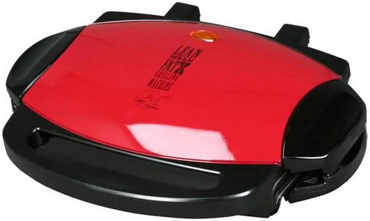 Main image of George Foreman GRP46R New Snap Value Grill w/ Nonstick Removable Plates - Red