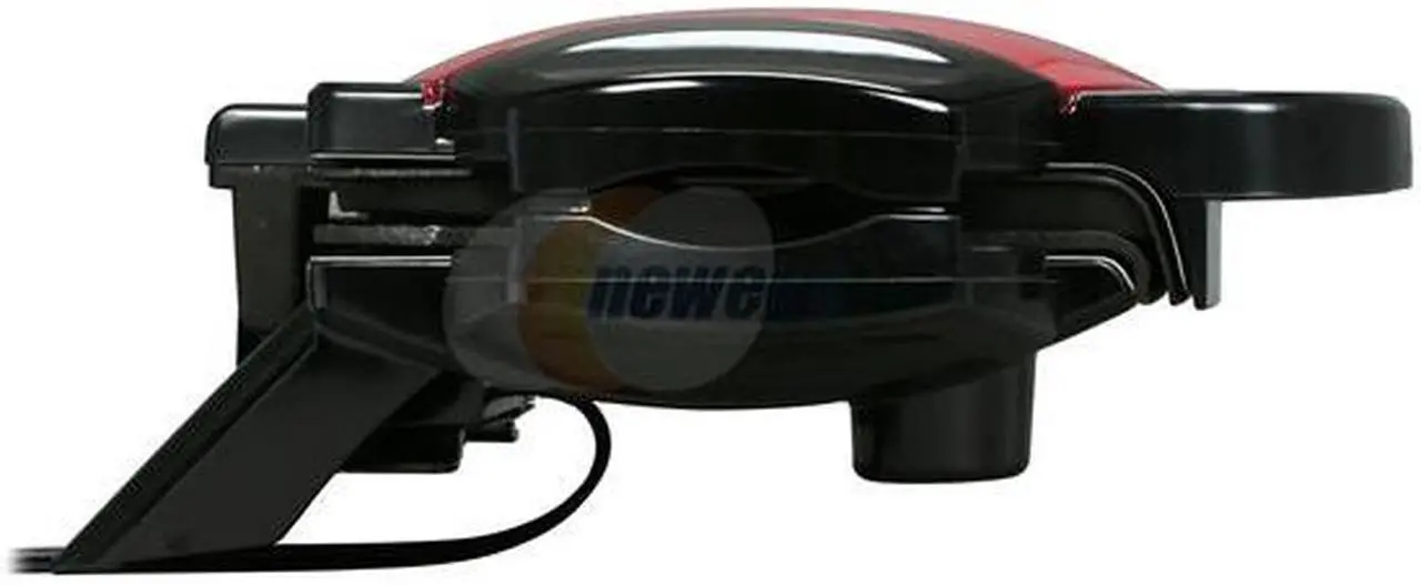 Alt view image 3 of 5 - George Foreman GRP46R New Snap Value Grill w/ Nonstick Removable Plates - Red