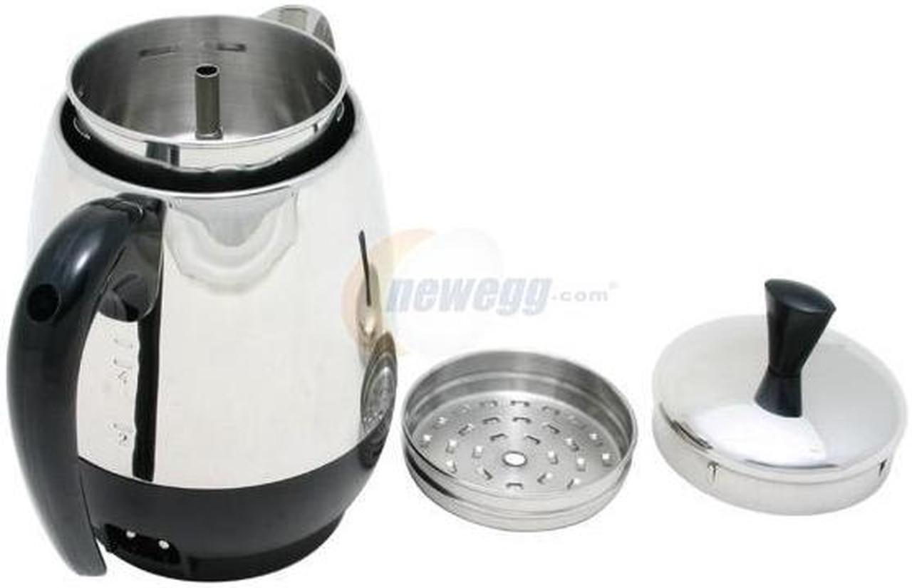 Alt view image 4 of 6 - FARBERWARE FCP240 Stainless Steel 2-4 Cup Percolator