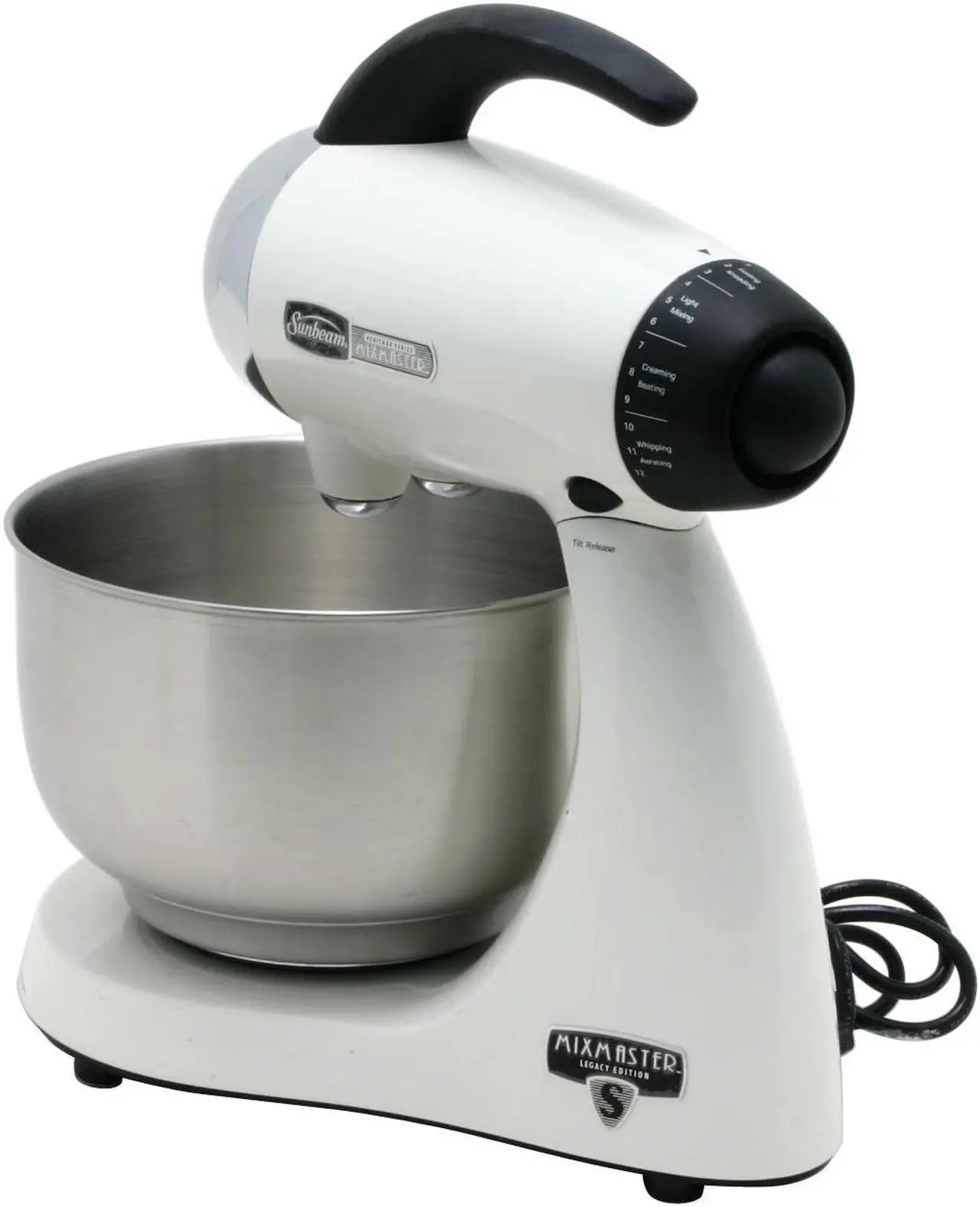 Alt view image 2 of 7 - Sunbeam 2346-030 Heritage 12 Speed Stand Mixer White